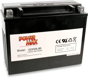 Power Max GTX20L-BS Maintenance-Free Battery