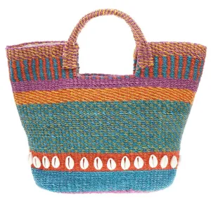 Praiano Fiesta Tote Basket Bag