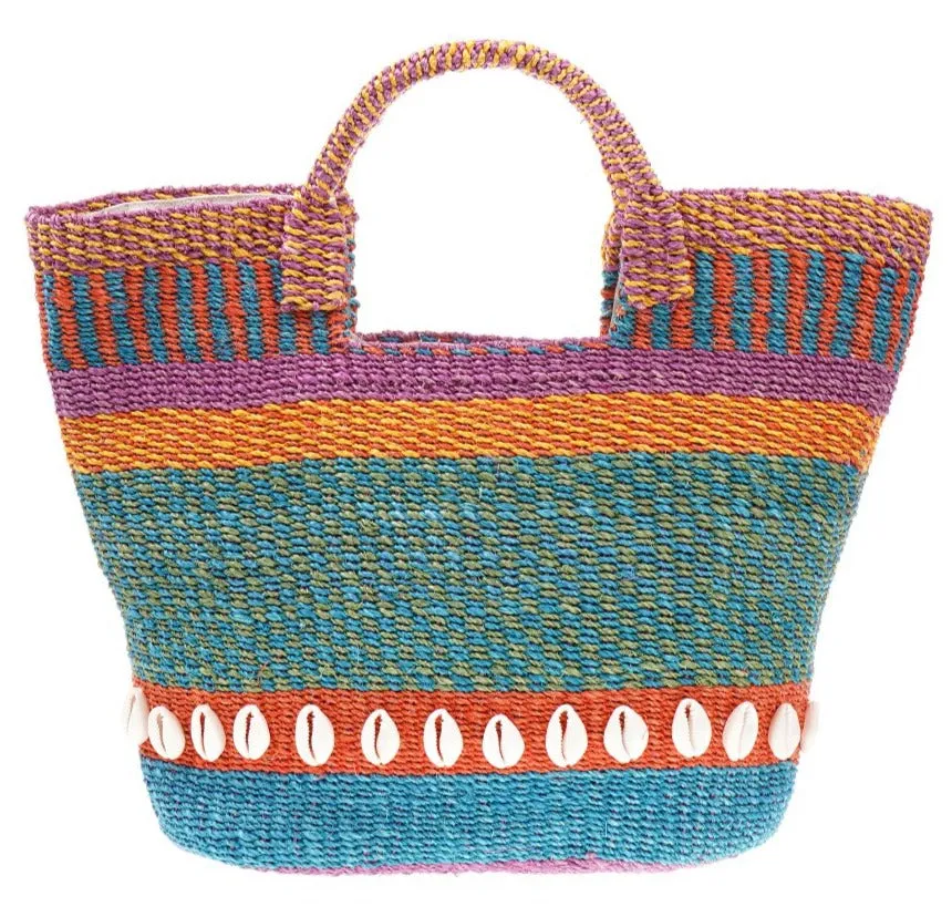 Praiano Fiesta Tote Basket Bag