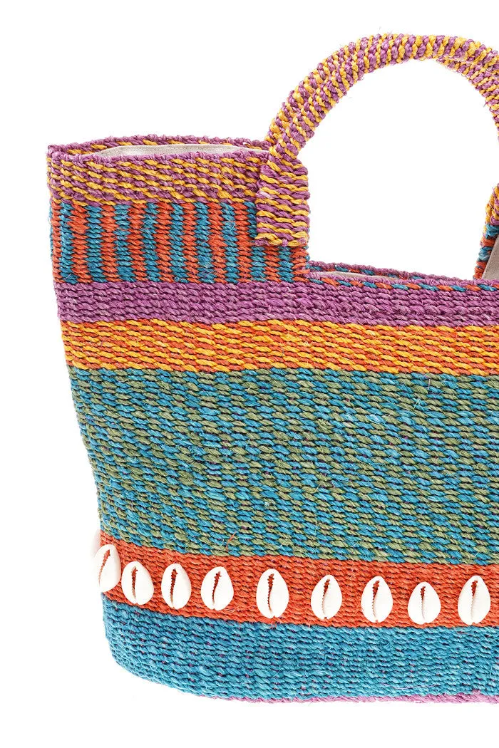 Praiano Fiesta Tote Basket Bag
