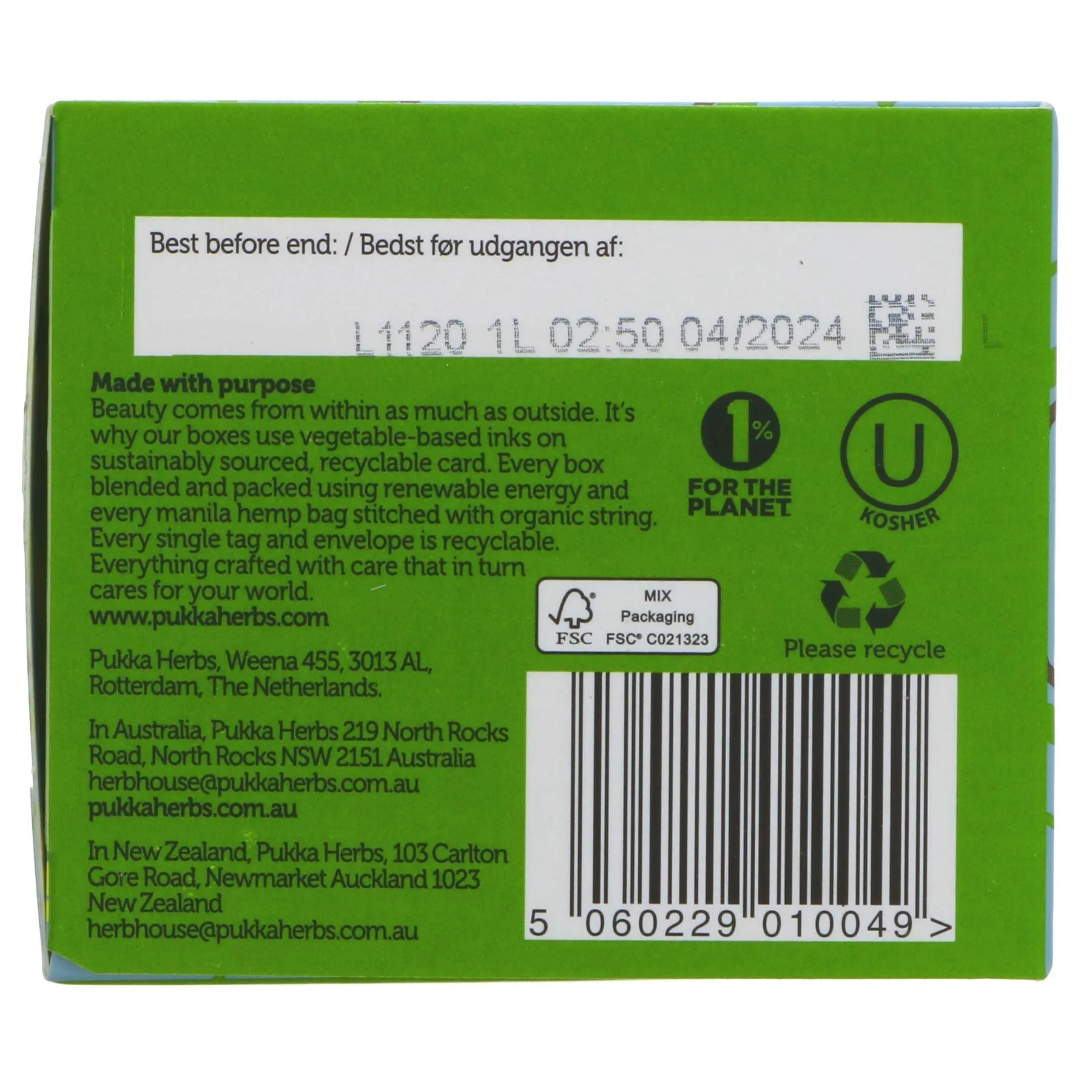 Pukka | Three Fennel - Sweet, Wild and Fennel Leaf | 20 bags