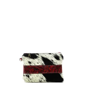 Purse Organizer - Black & White w/ Burgundy Tool