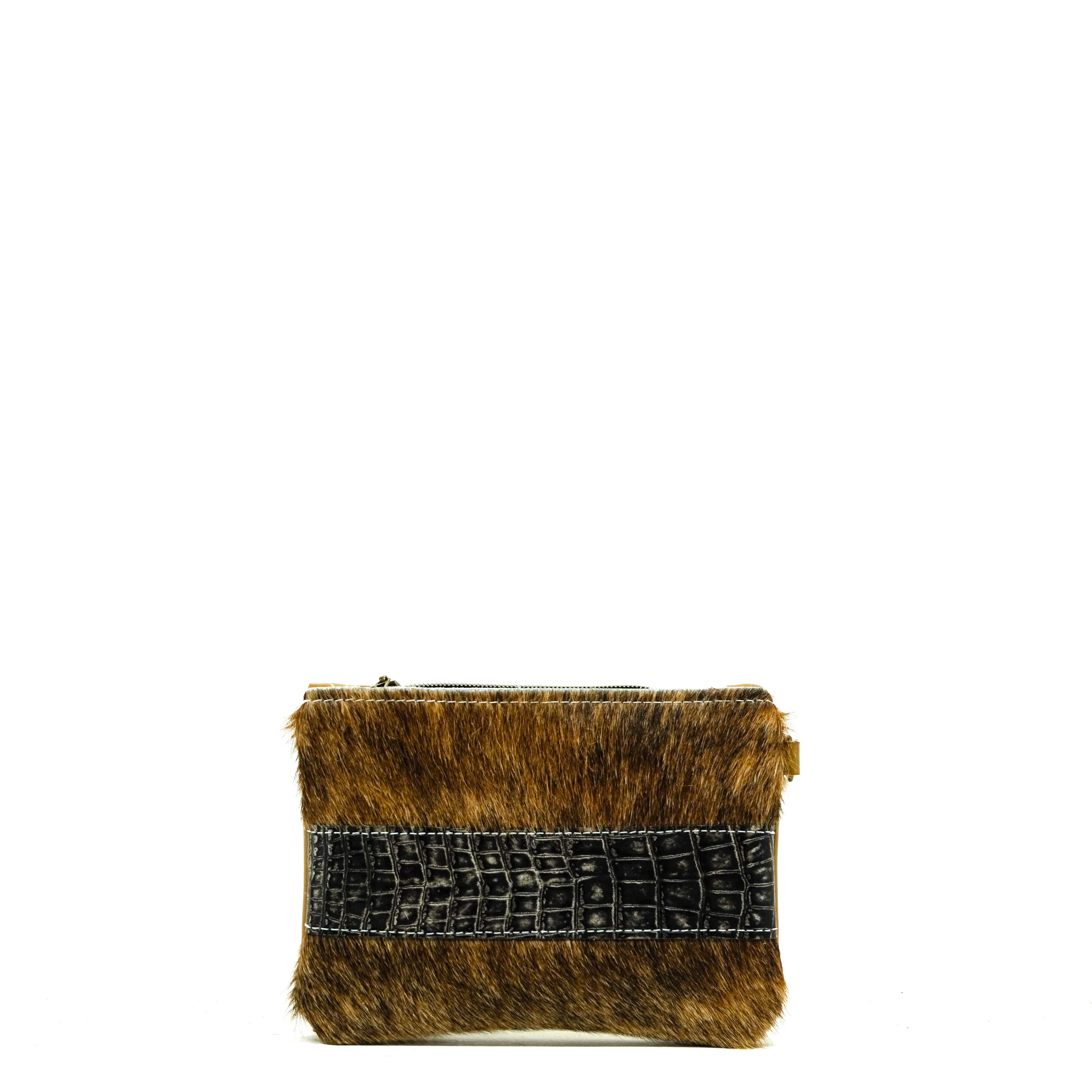 Purse Organizer - Brindle w/ Smoke Show Croc