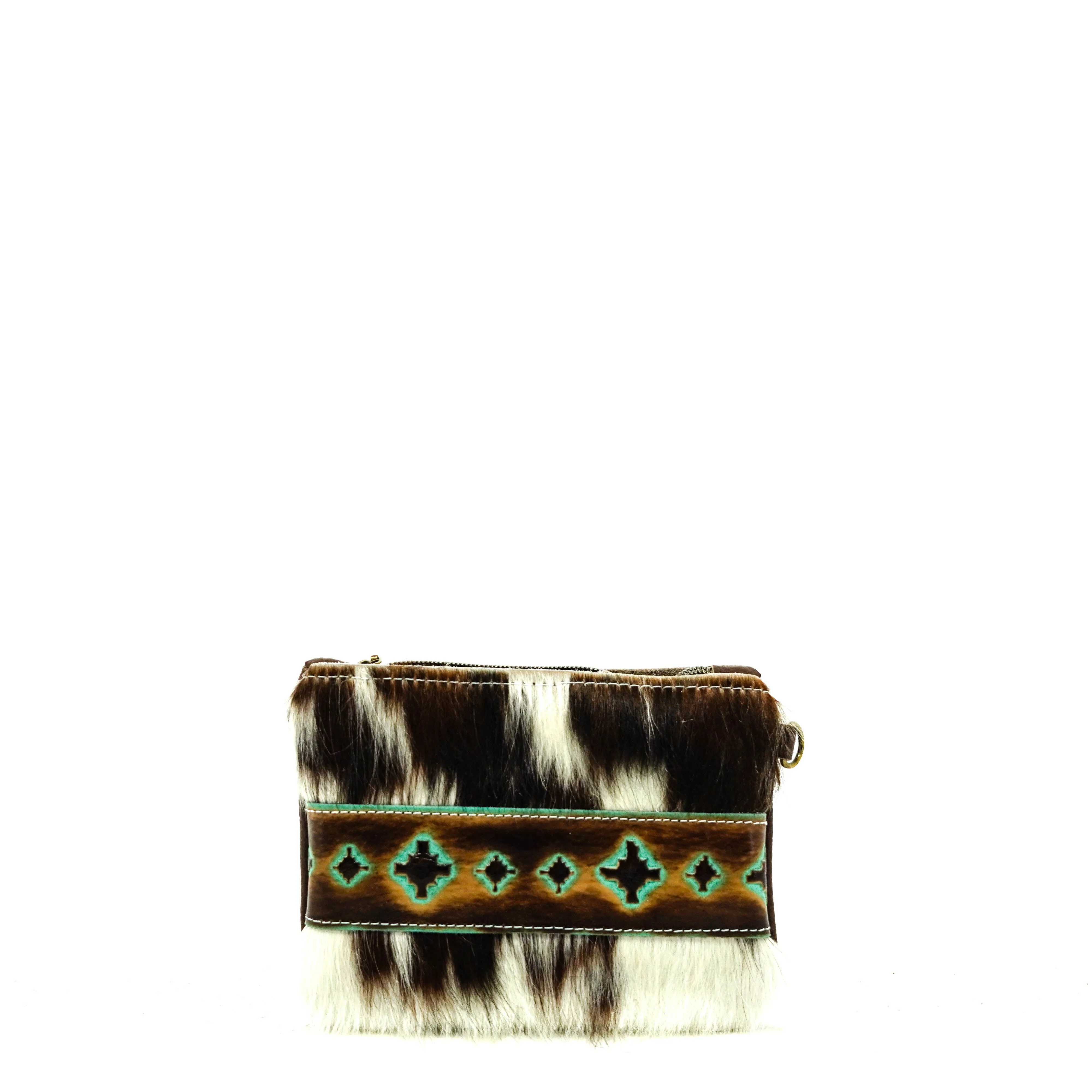 Purse Organizer - Tricolor w/ Turquoise Navajo