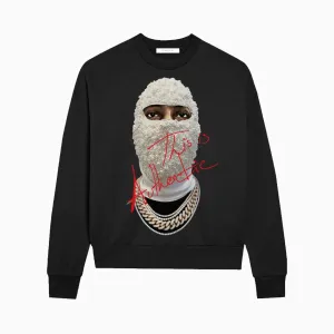 "This is authentic" CREWNECK with mask