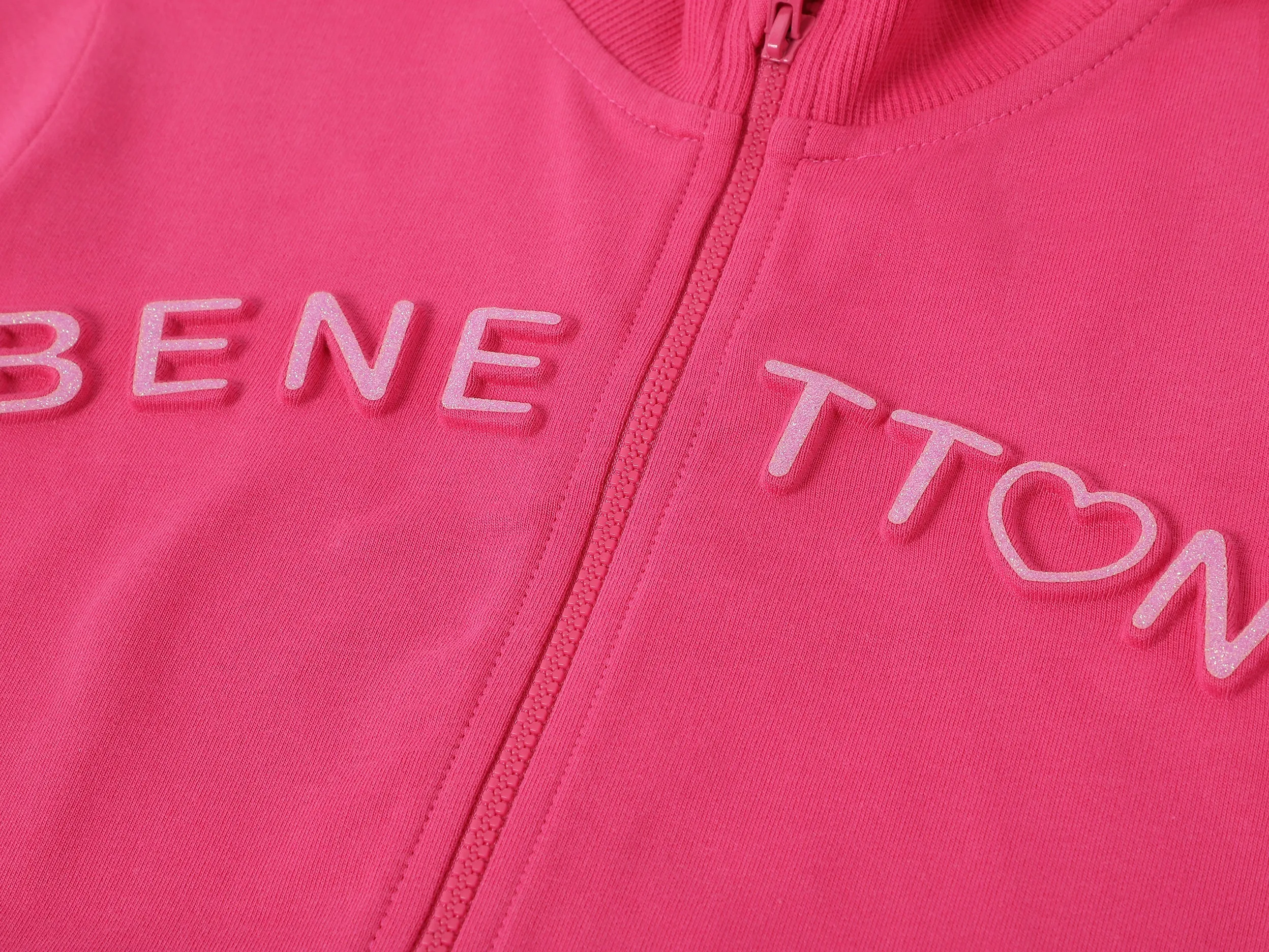 Regular Fit High Neck Embossed Sweatshirts