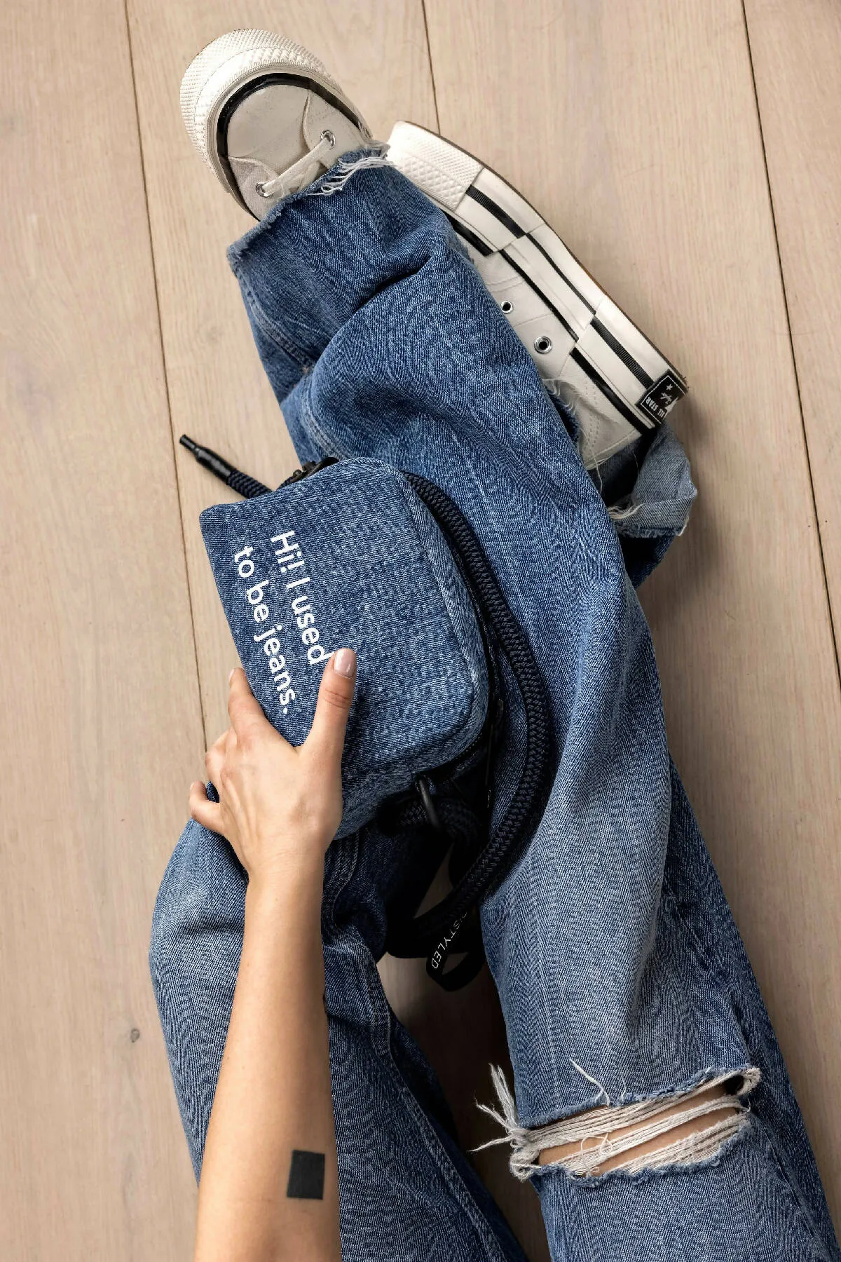 Remade Jeans Cross body Bag