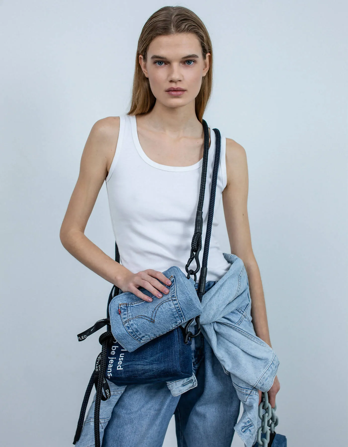 Remade Jeans Cross body Bag