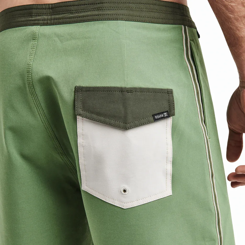 Roark Chiller 17" Mixtape Jungle Green Boardshorts