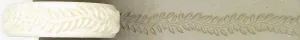 Roller plant pattern embossed