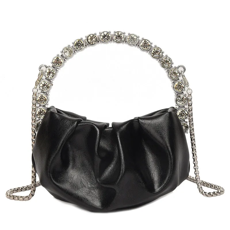 Round Diamond Evening Clutch Bags Women