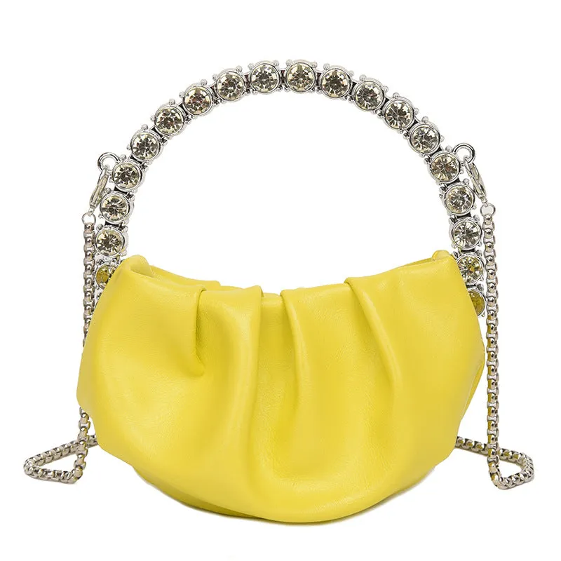 Round Diamond Evening Clutch Bags Women