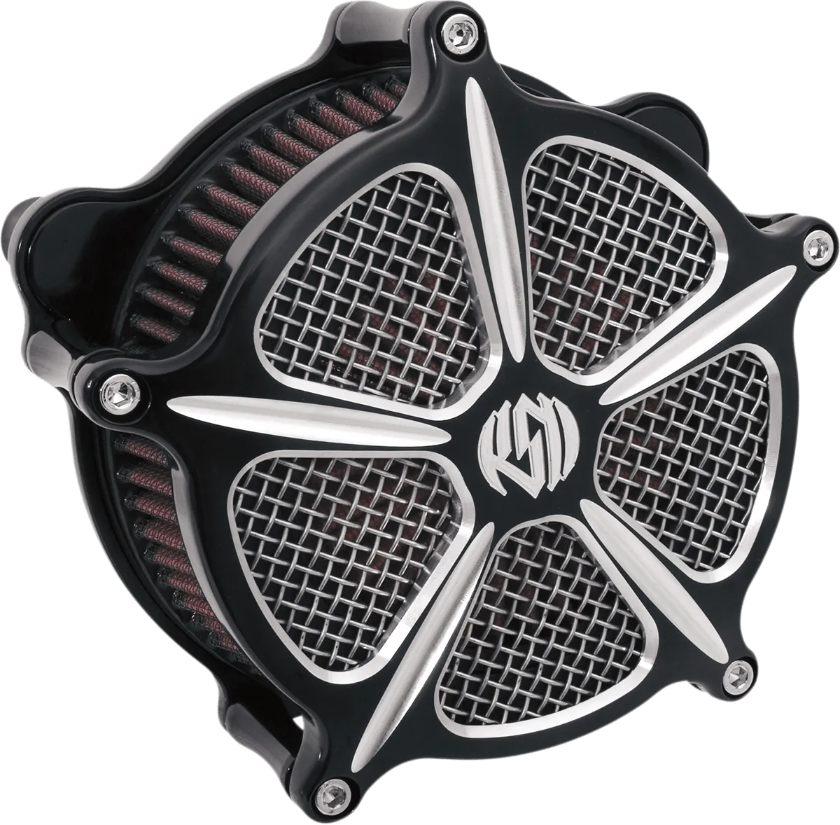 RSD 0206-2001-BM Venturi Speed 5 Air Cleaner - Contrast Cut