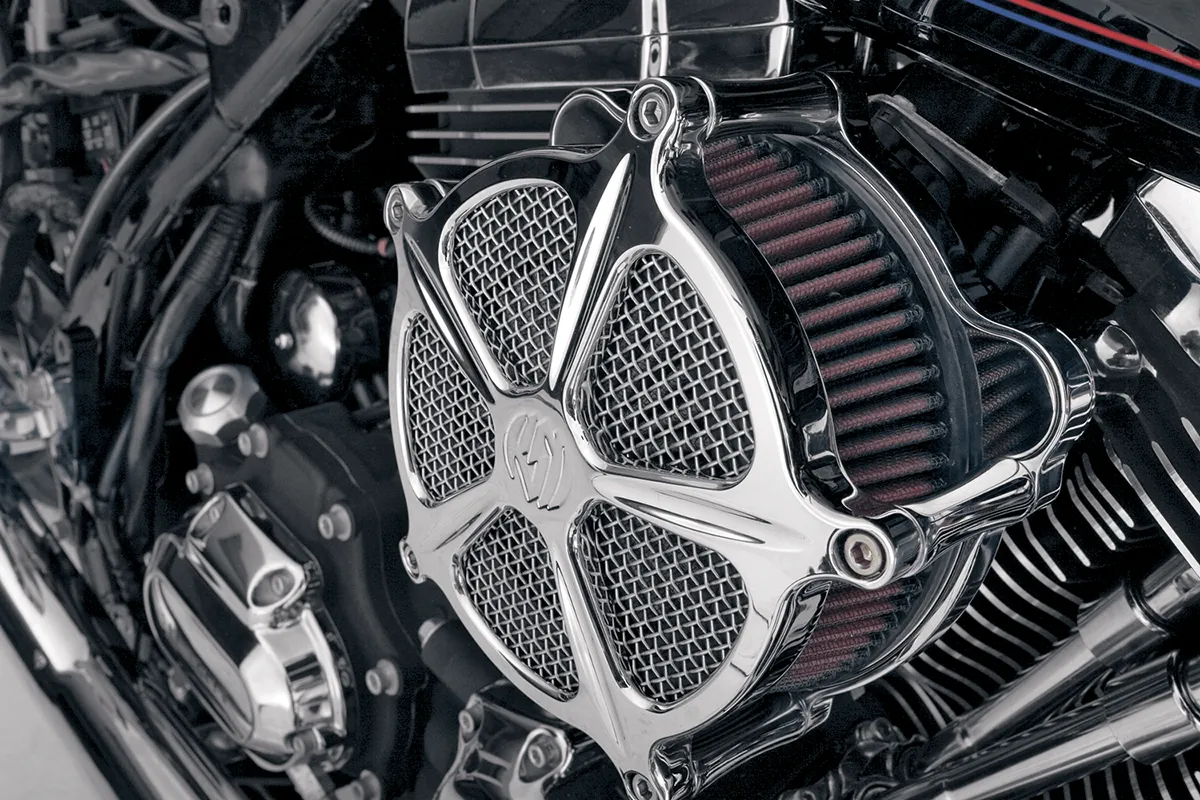 RSD 0206-2004-CH Venturi Speed 7 Air Cleaner - Chrome