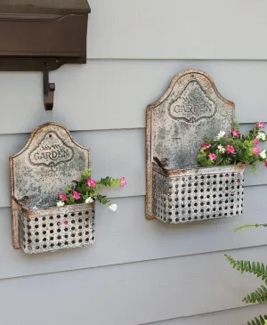 Rustic Bird Garden Wall Planter