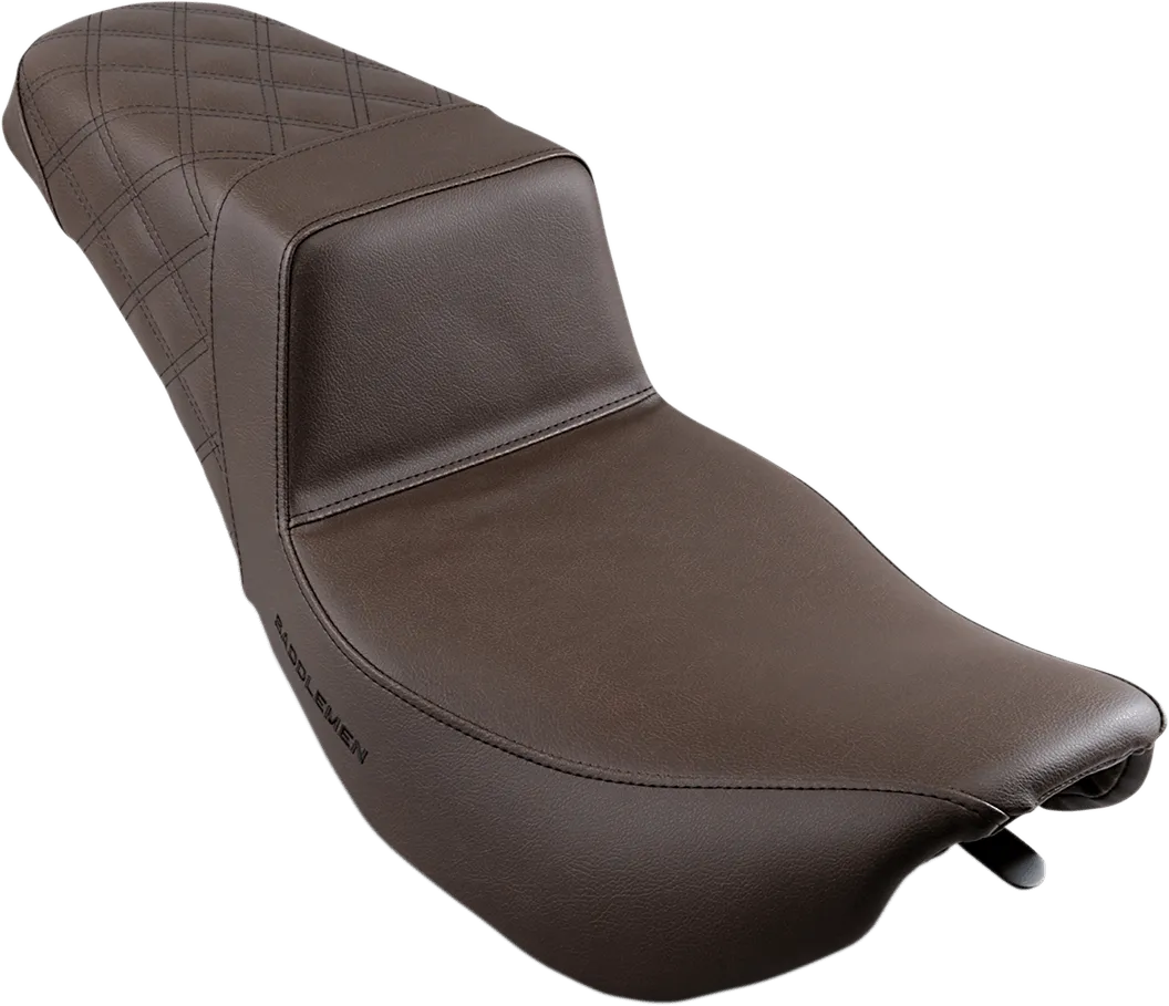 Saddlemen 897-06-175BR Step Up Full LS Seat - Brown