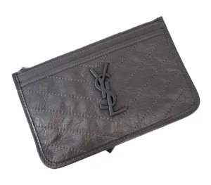 Saint Laurent Niki Bill Pouch Grey