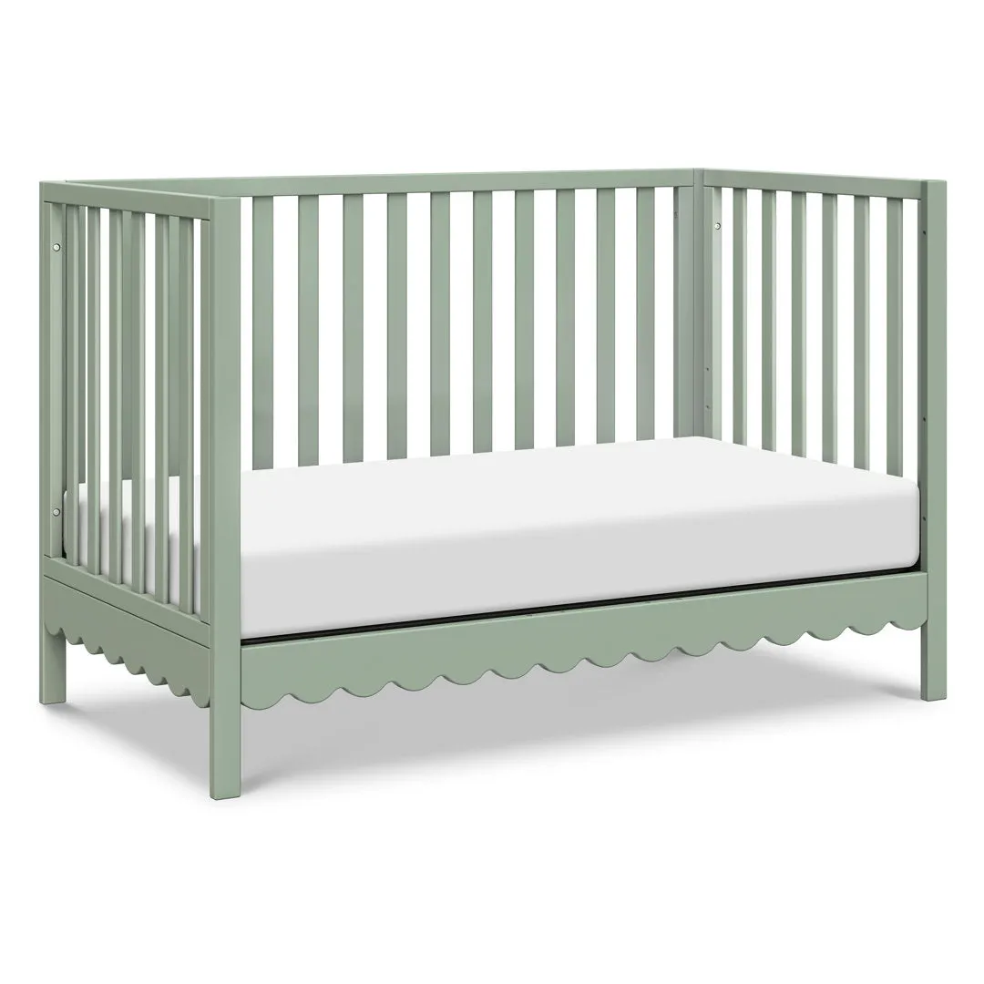 Sammy Scallop 4-in-1 Convertible Crib daVinci Color: Light Sage