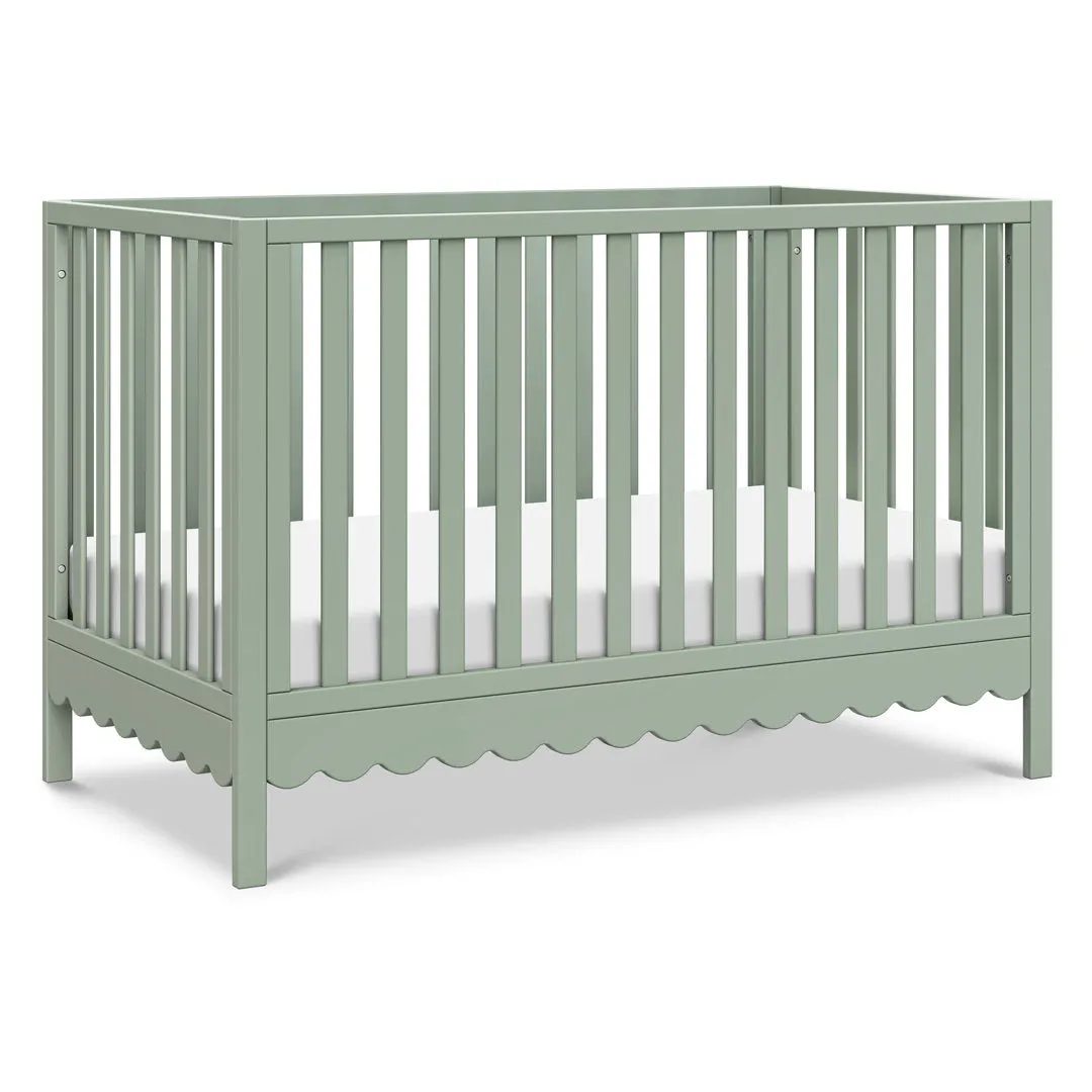 Sammy Scallop 4-in-1 Convertible Crib daVinci Color: Light Sage