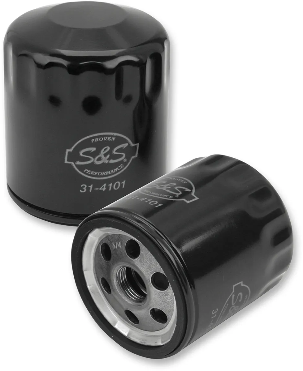 S&S Cycle 31-4103A Oil Filter - Black