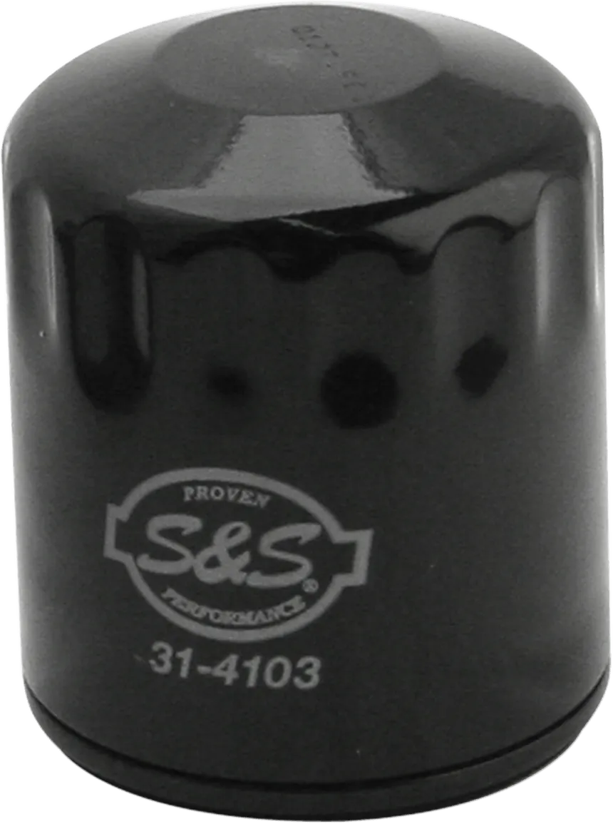 S&S Cycle 31-4103A Oil Filter - Black