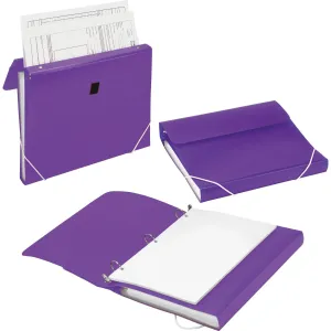 Samsill Duo 2-in-1 Organizer/Ring Binder