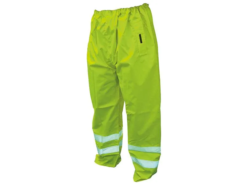 Scan Hi-Vis Yellow Motorway Trousers - Xl (44In)