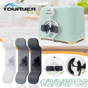 Self-Adhesive Smart Cord Wrapper  Organizer (3pcs)