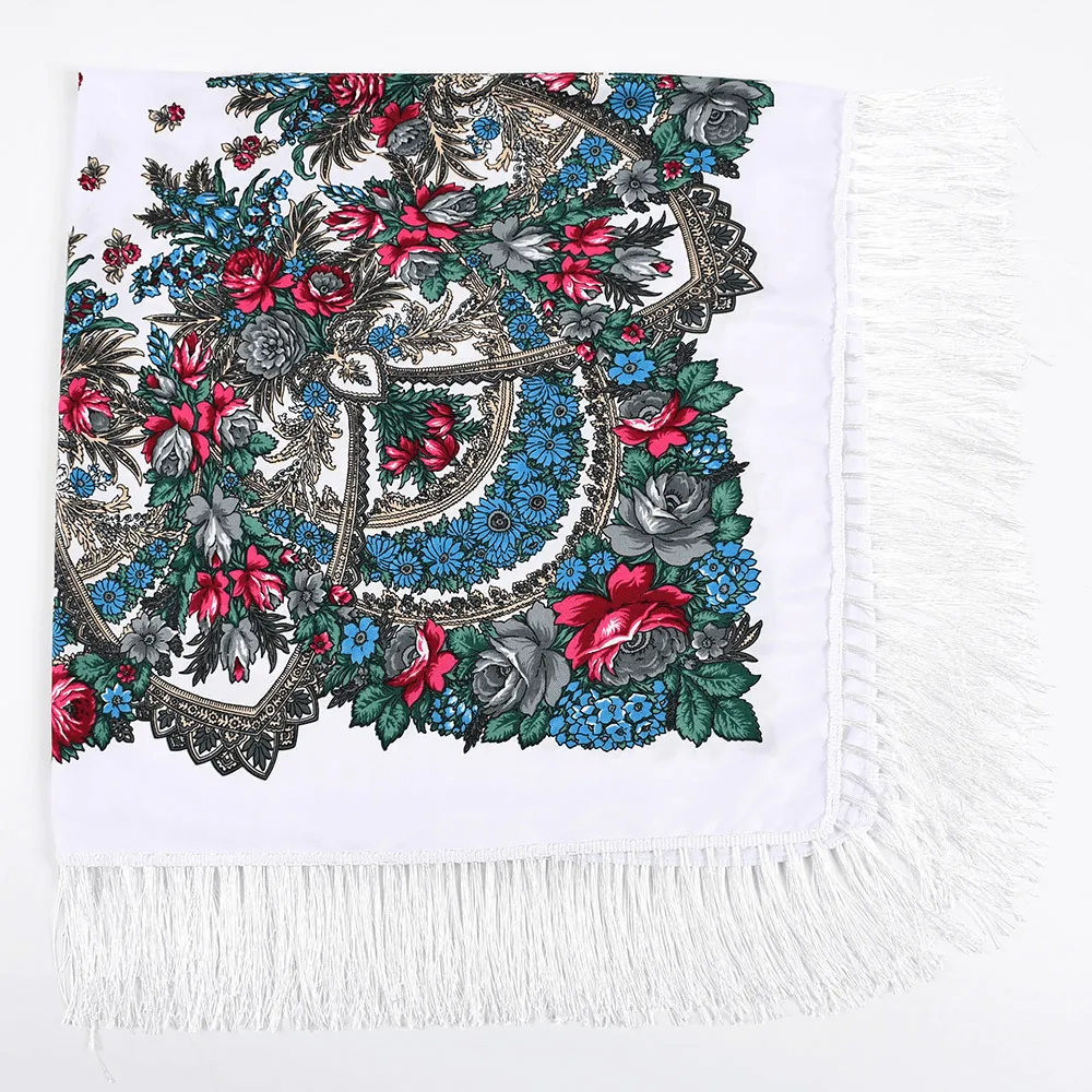 Shade and Sunscreen Printed Fringed Shawl
