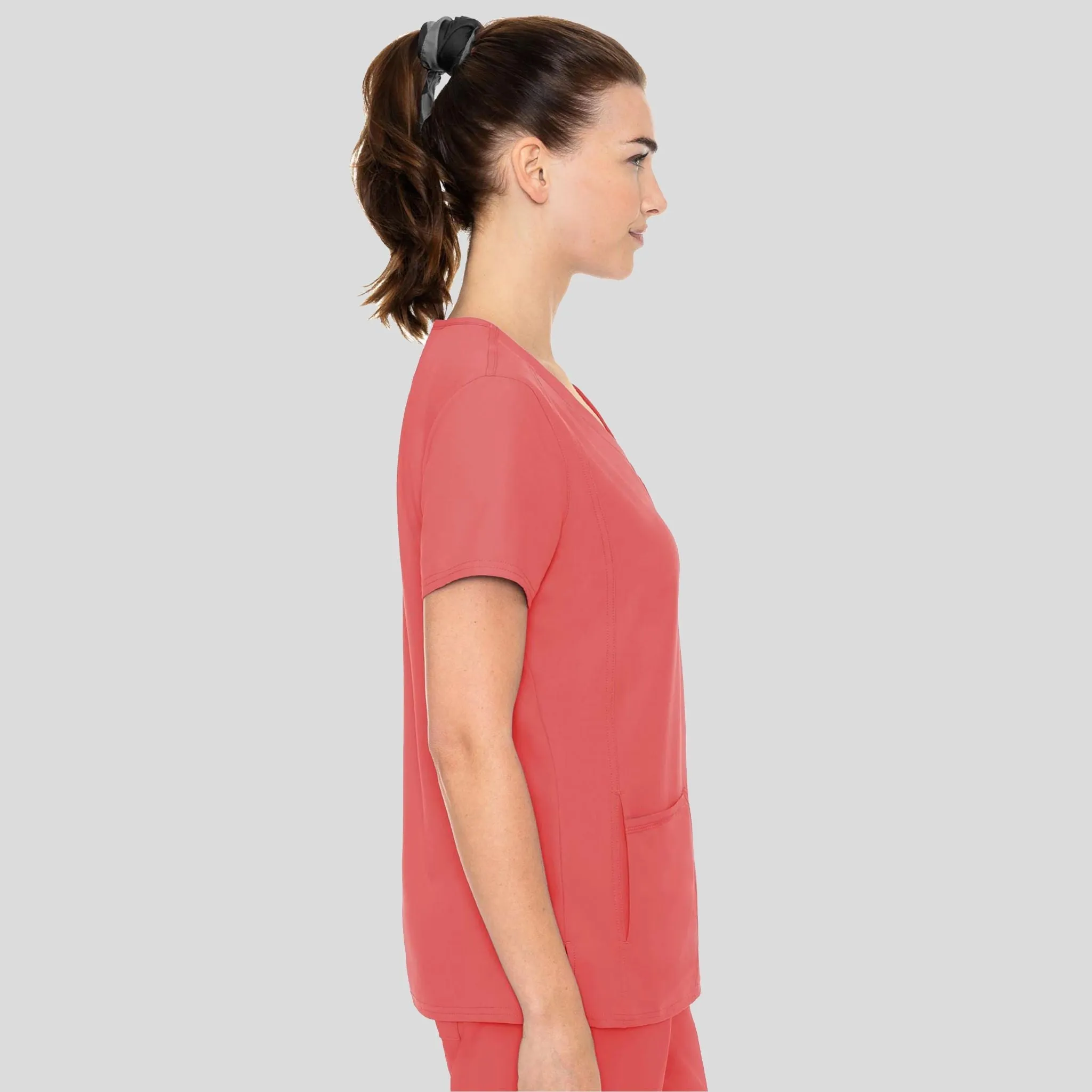 Side Pocket Top | Coral
