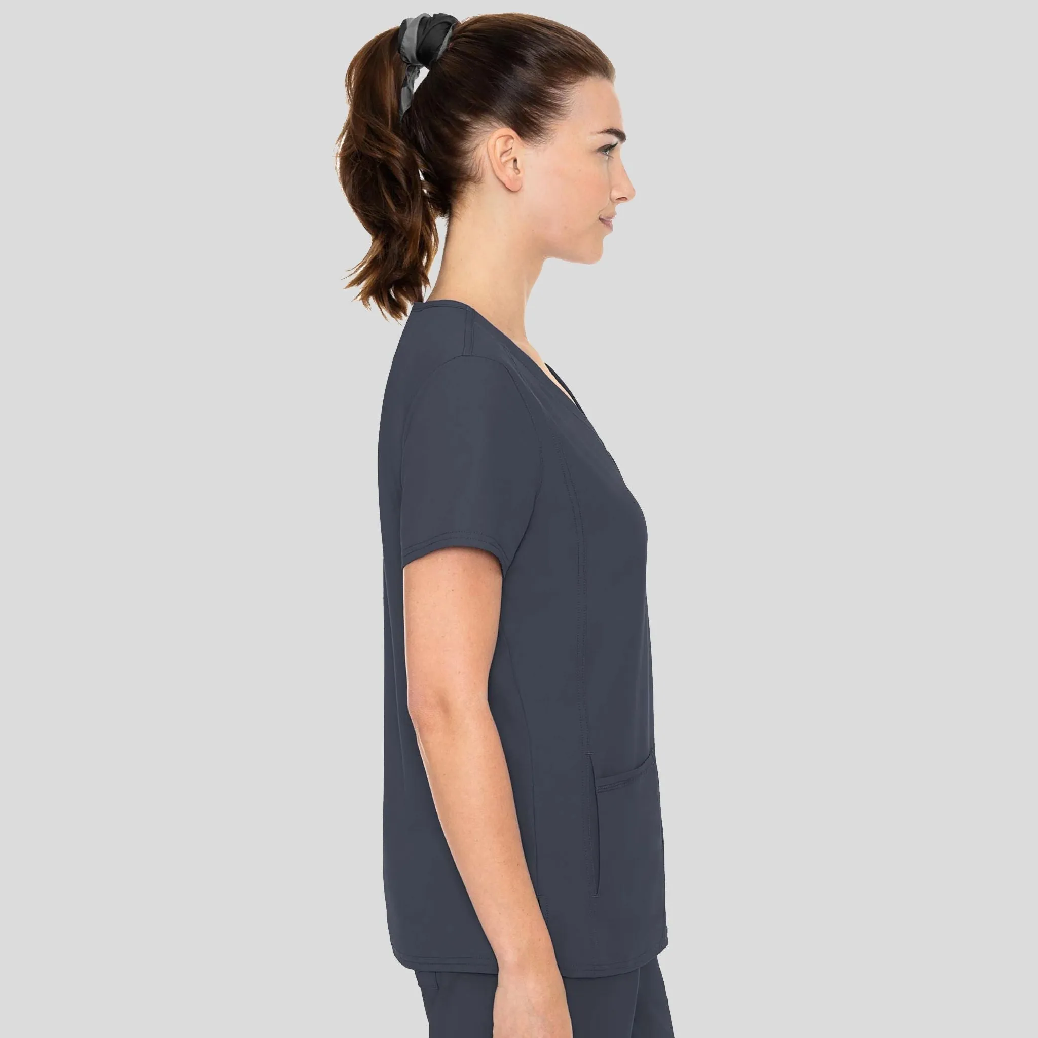Side Pocket Top | Pewter