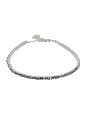 Single Row Rhinestone Choker