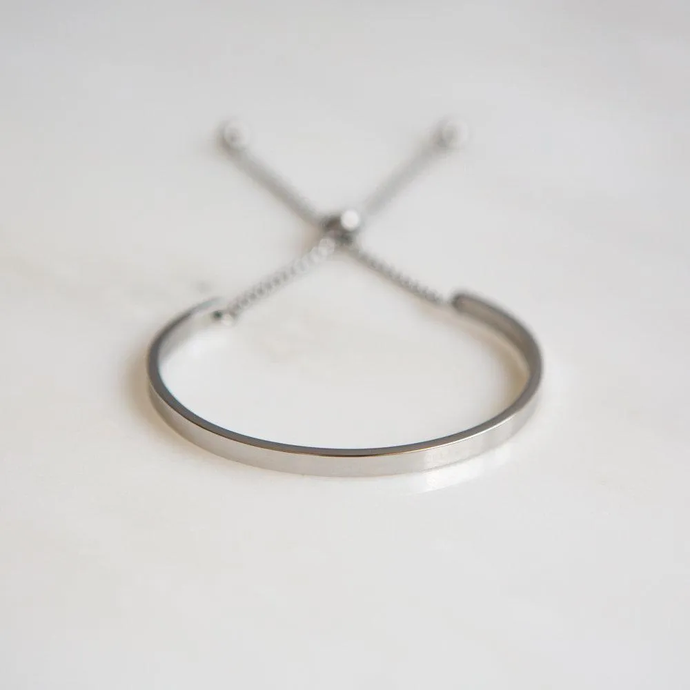 Skinny Bar Chain Bracelet