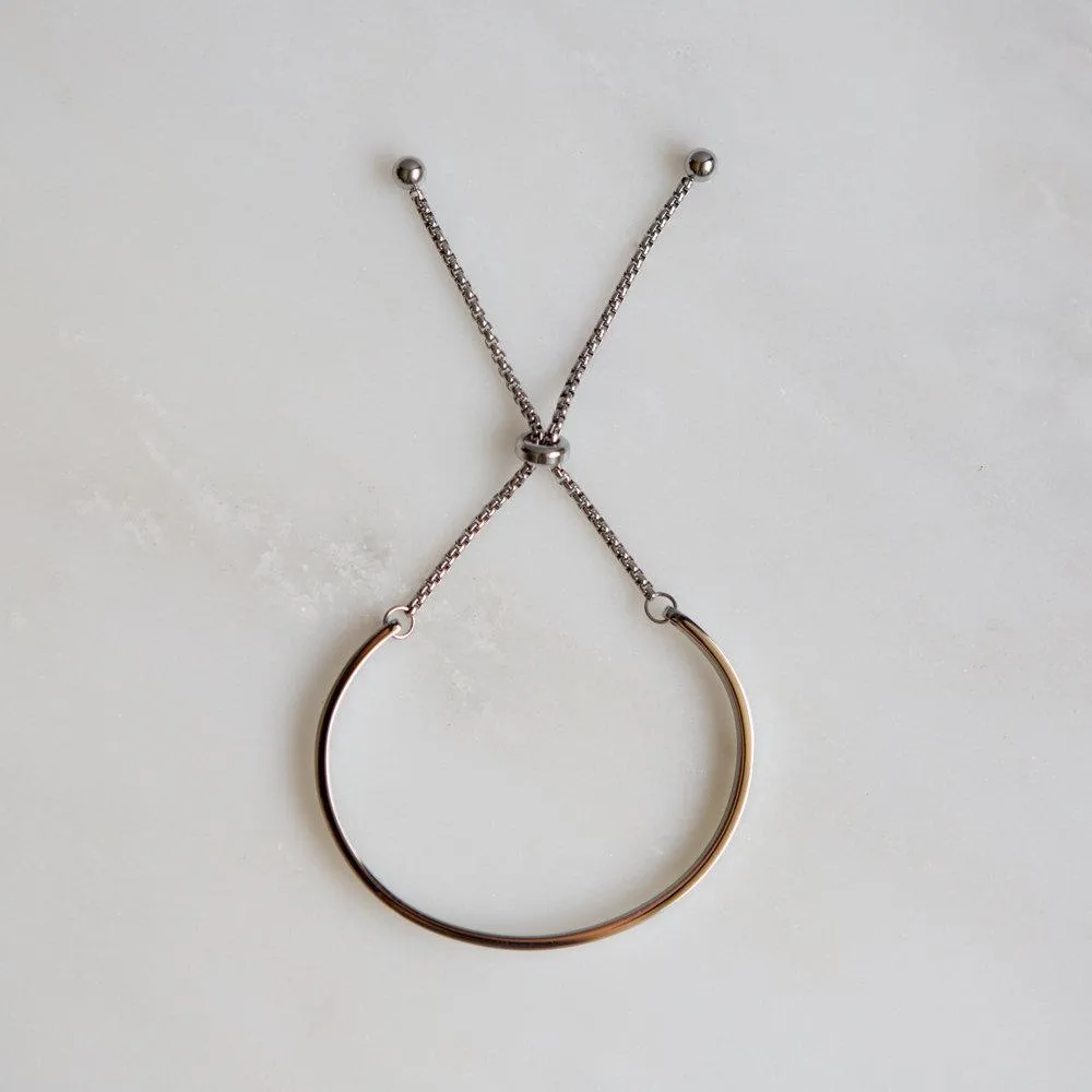 Skinny Bar Chain Bracelet