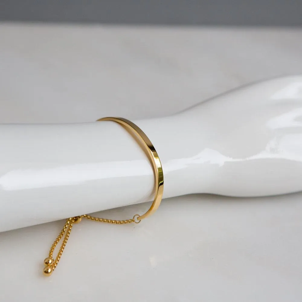 Skinny Bar Chain Bracelet