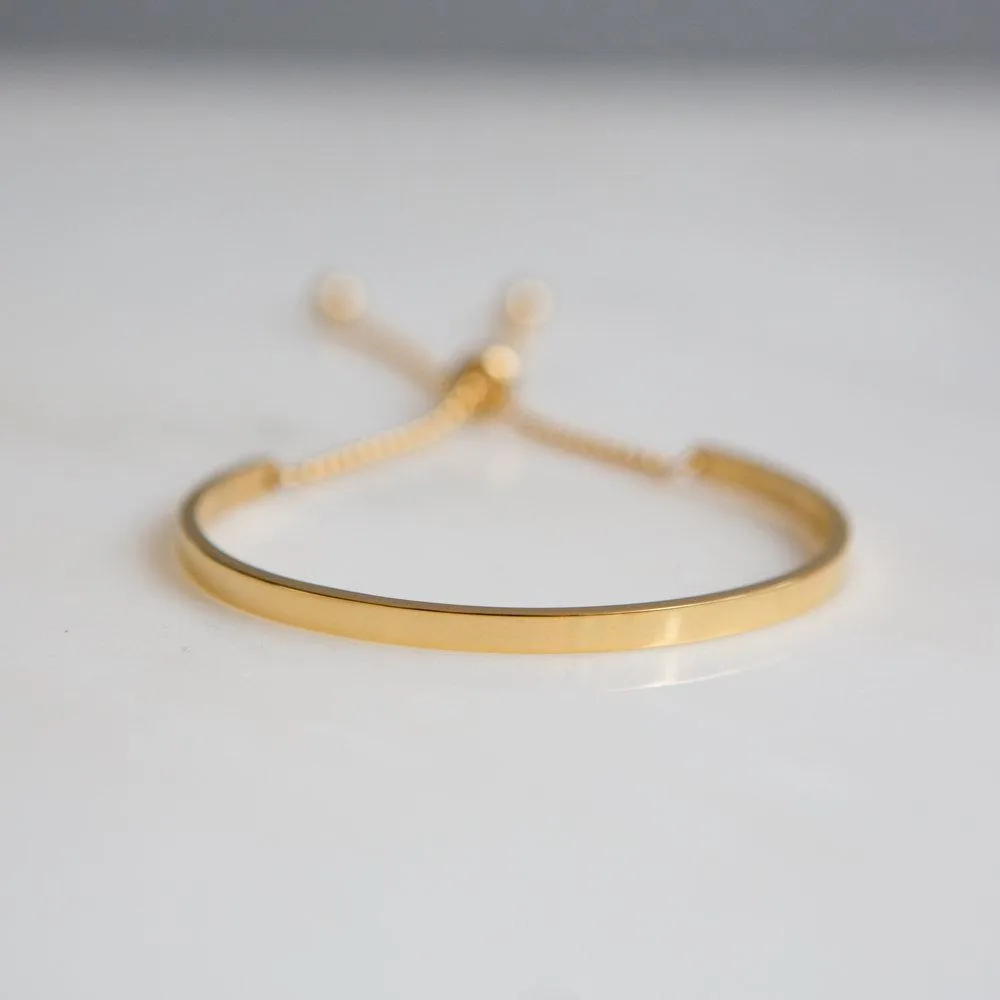 Skinny Bar Chain Bracelet