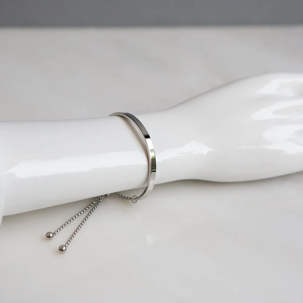 Skinny Bar Chain Bracelet