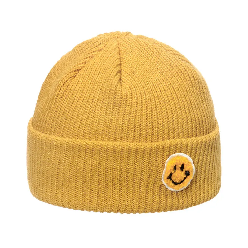 Smiley Face Street Style Woolen Beanies