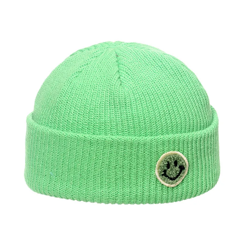 Smiley Face Street Style Woolen Beanies