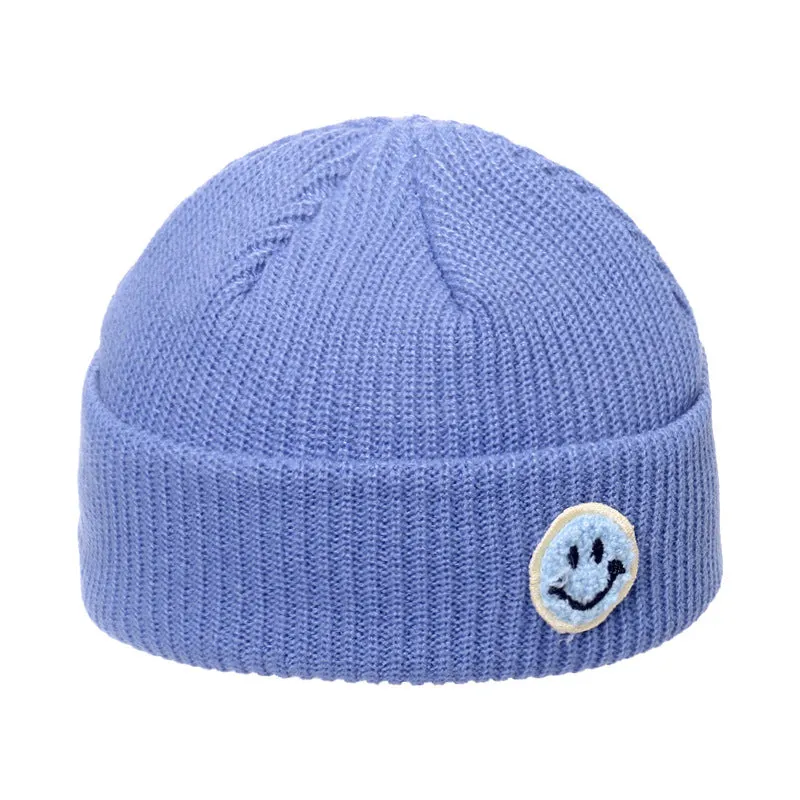 Smiley Face Street Style Woolen Beanies