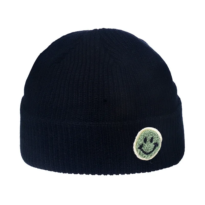 Smiley Face Street Style Woolen Beanies