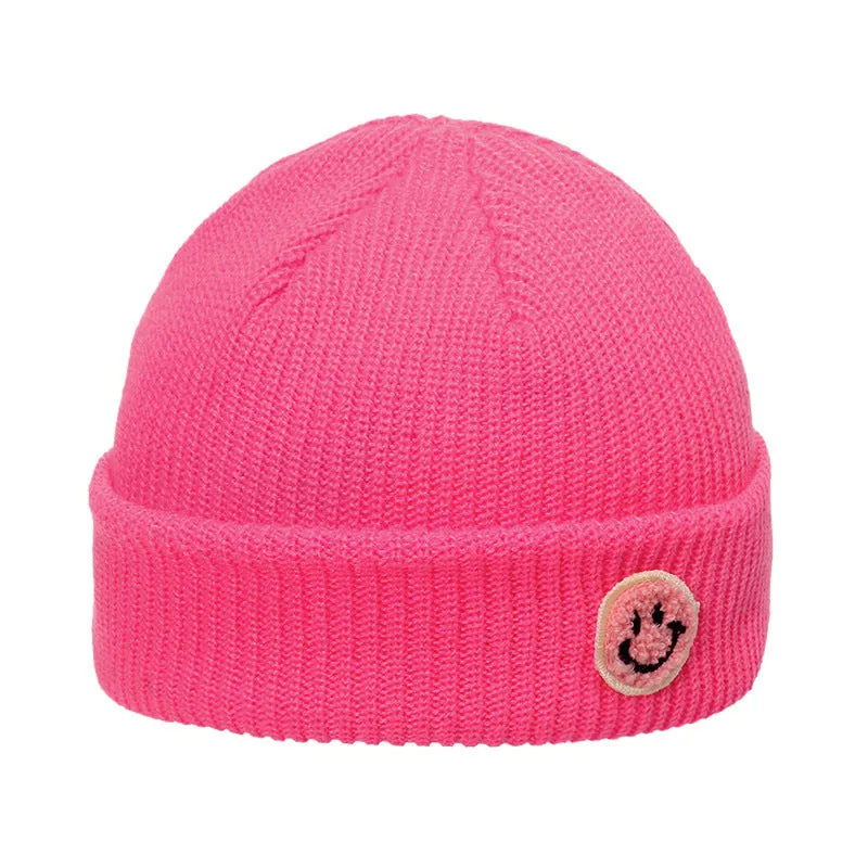 Smiley Face Street Style Woolen Beanies