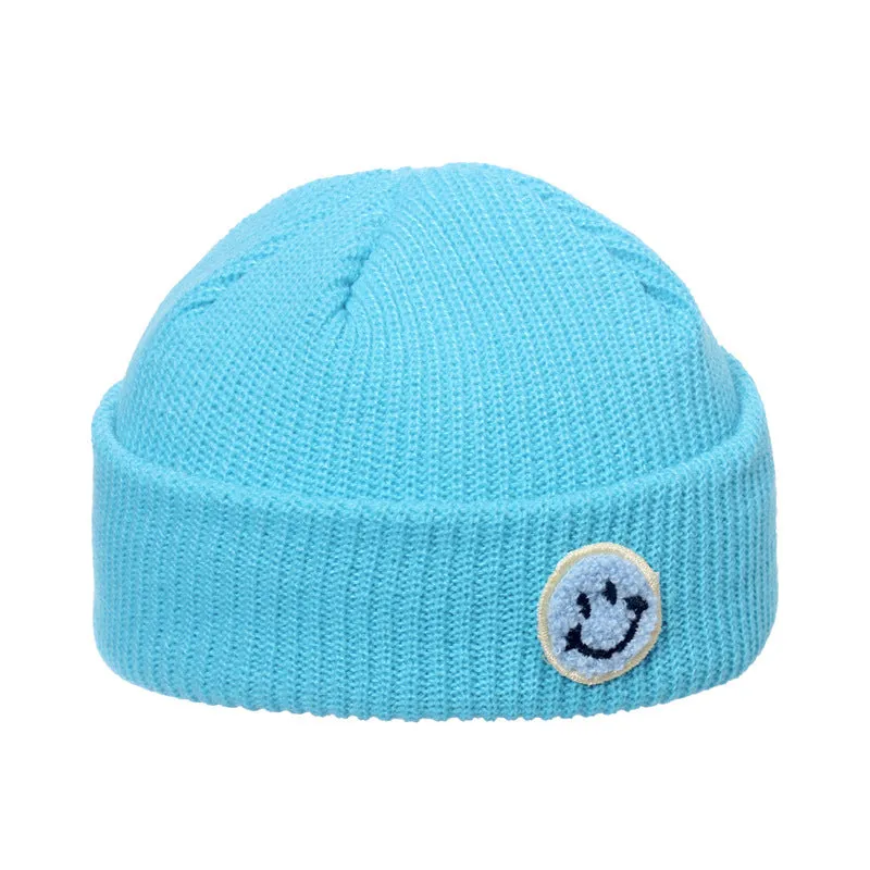 Smiley Face Street Style Woolen Beanies