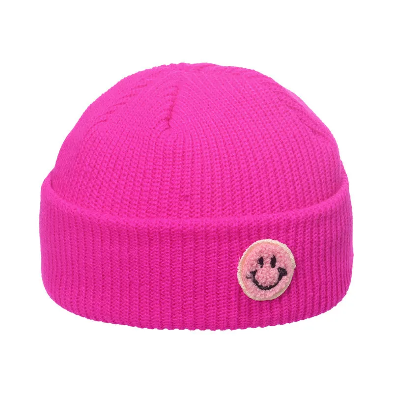 Smiley Face Street Style Woolen Beanies
