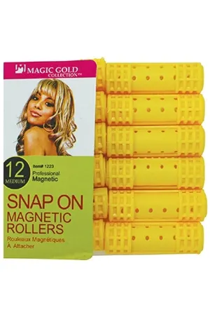 Snap on magnetic rollers