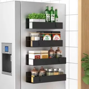 SpiceSnap | 4-Piece Magnetic Spice Rack Set