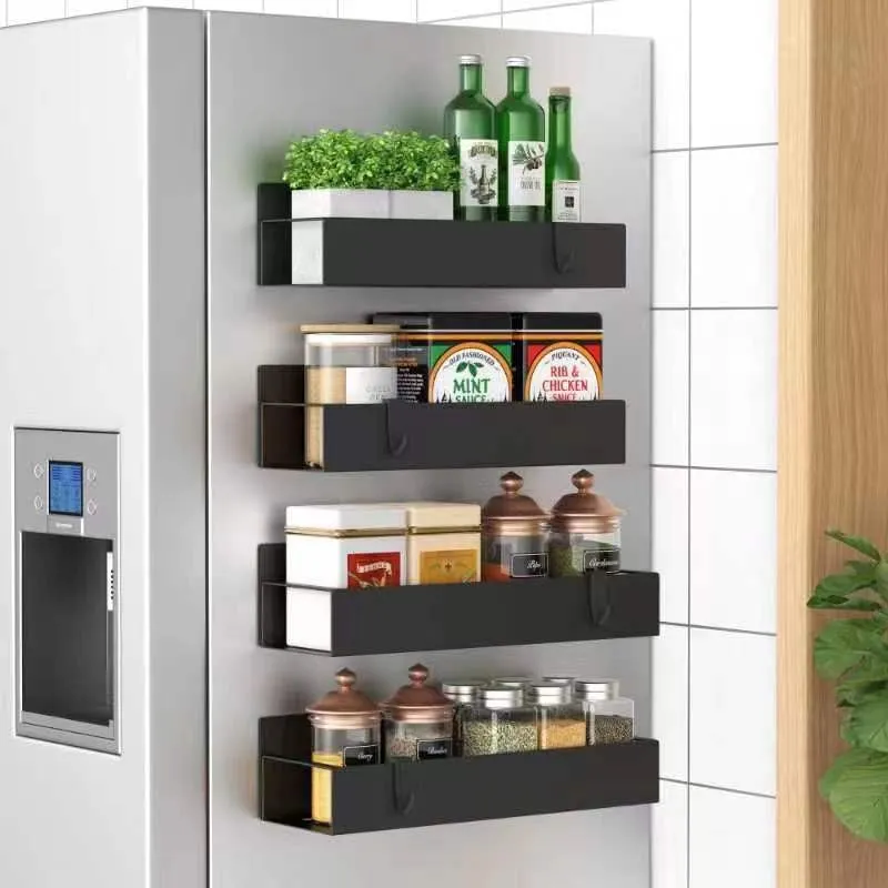 SpiceSnap | 4-Piece Magnetic Spice Rack Set