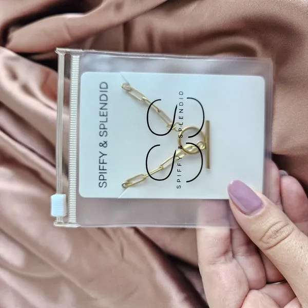 Spiffy & Splendid Luxe Gold Paperclip Chain - 18in