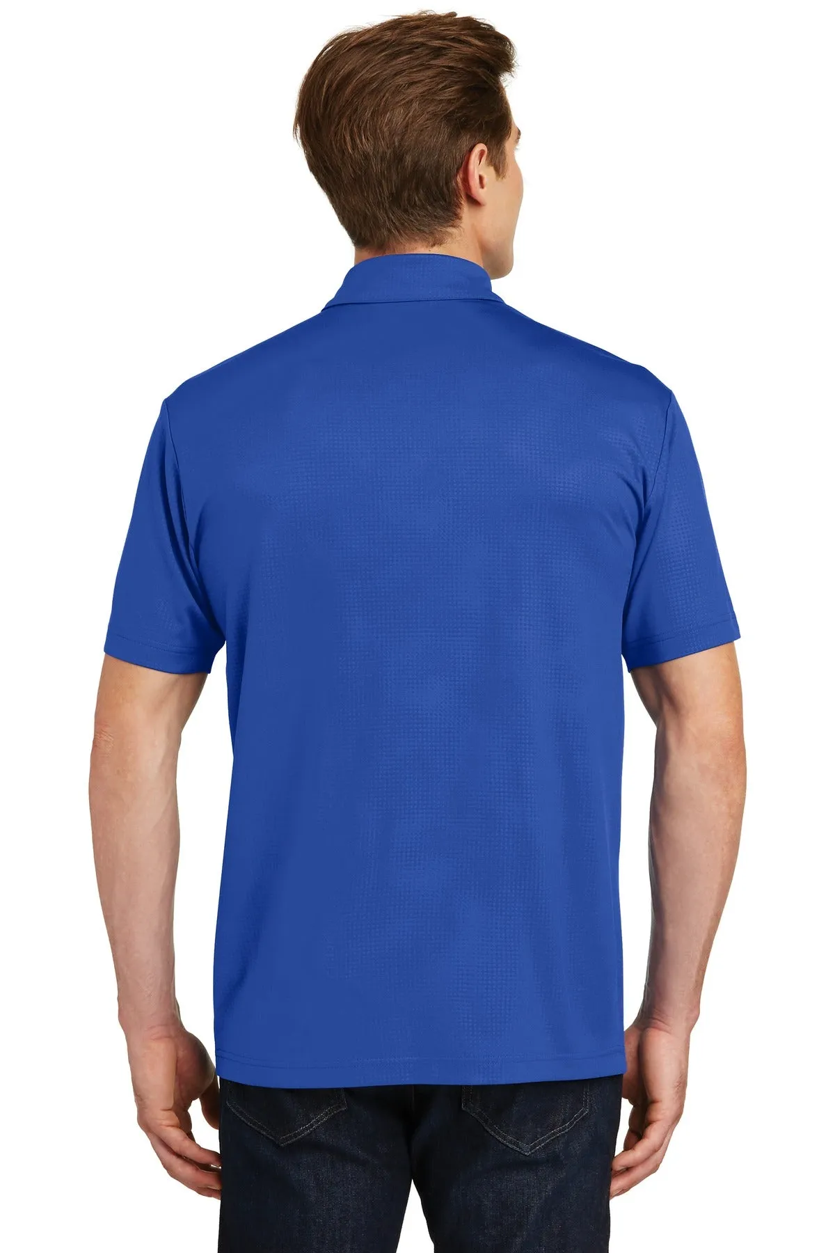 Sport-Tek Embossed PosiCharge Tough Polo. ST630 True Royal