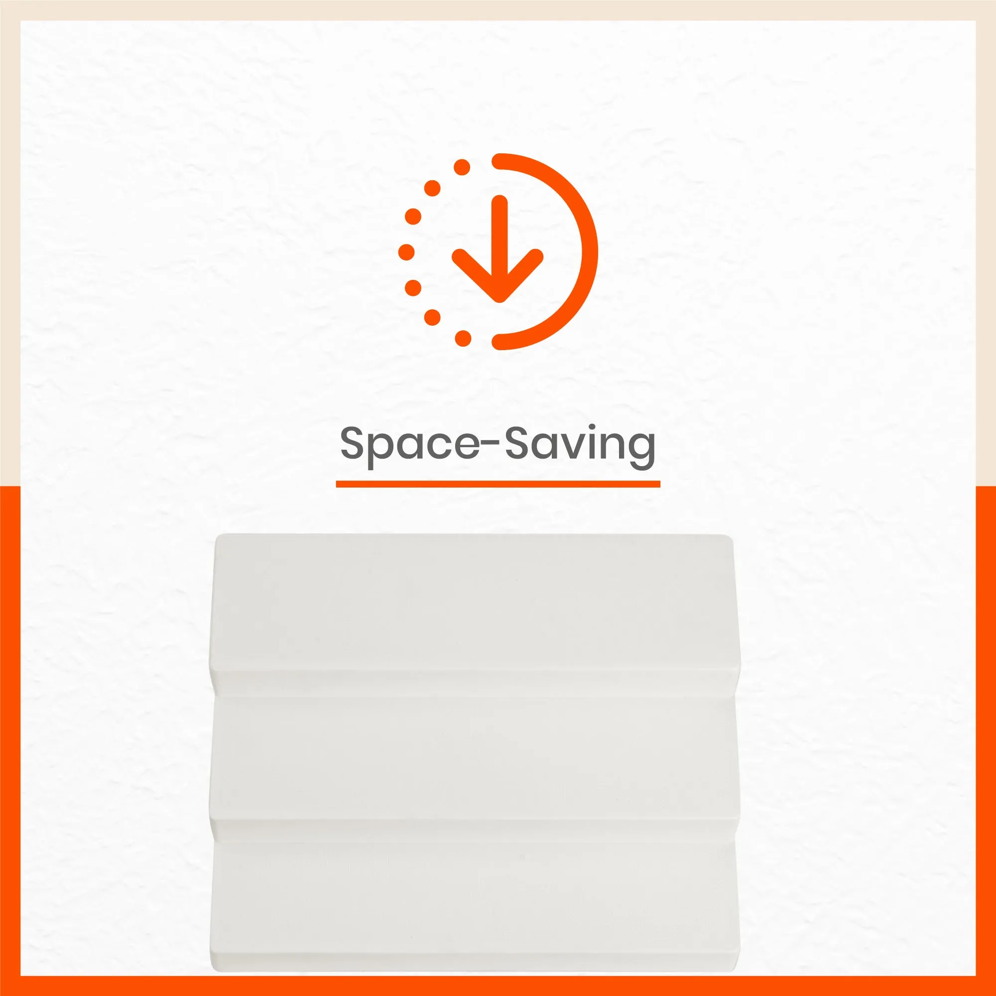 Stomo Taro Multipurpose Shelf Organizer for Home | Pearl White - Set of 2